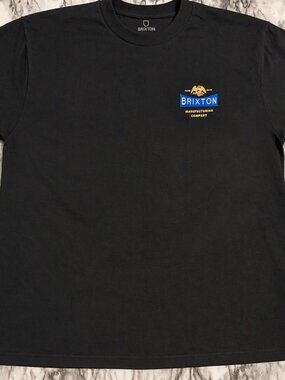 Brixton Manufacturing Co Tee Charcoal M